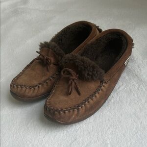 L.L. Bean Brown Suede Moccasin
